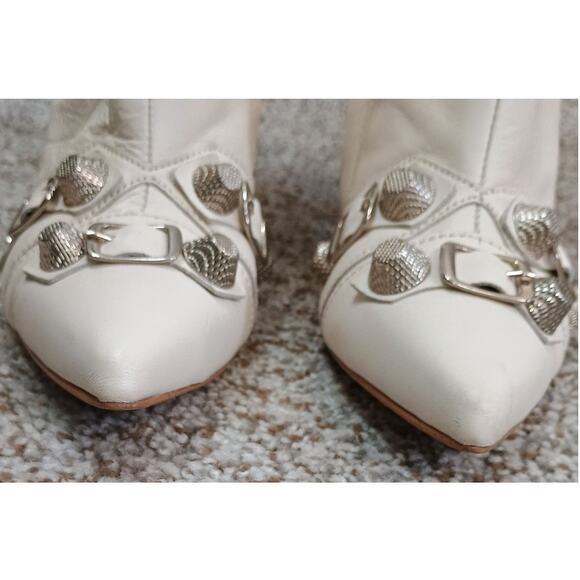 Zigi Ivara White Knee High Women's Boots Narrow Calf Size 36 / US 5.5-6 - Picture 5 of 16